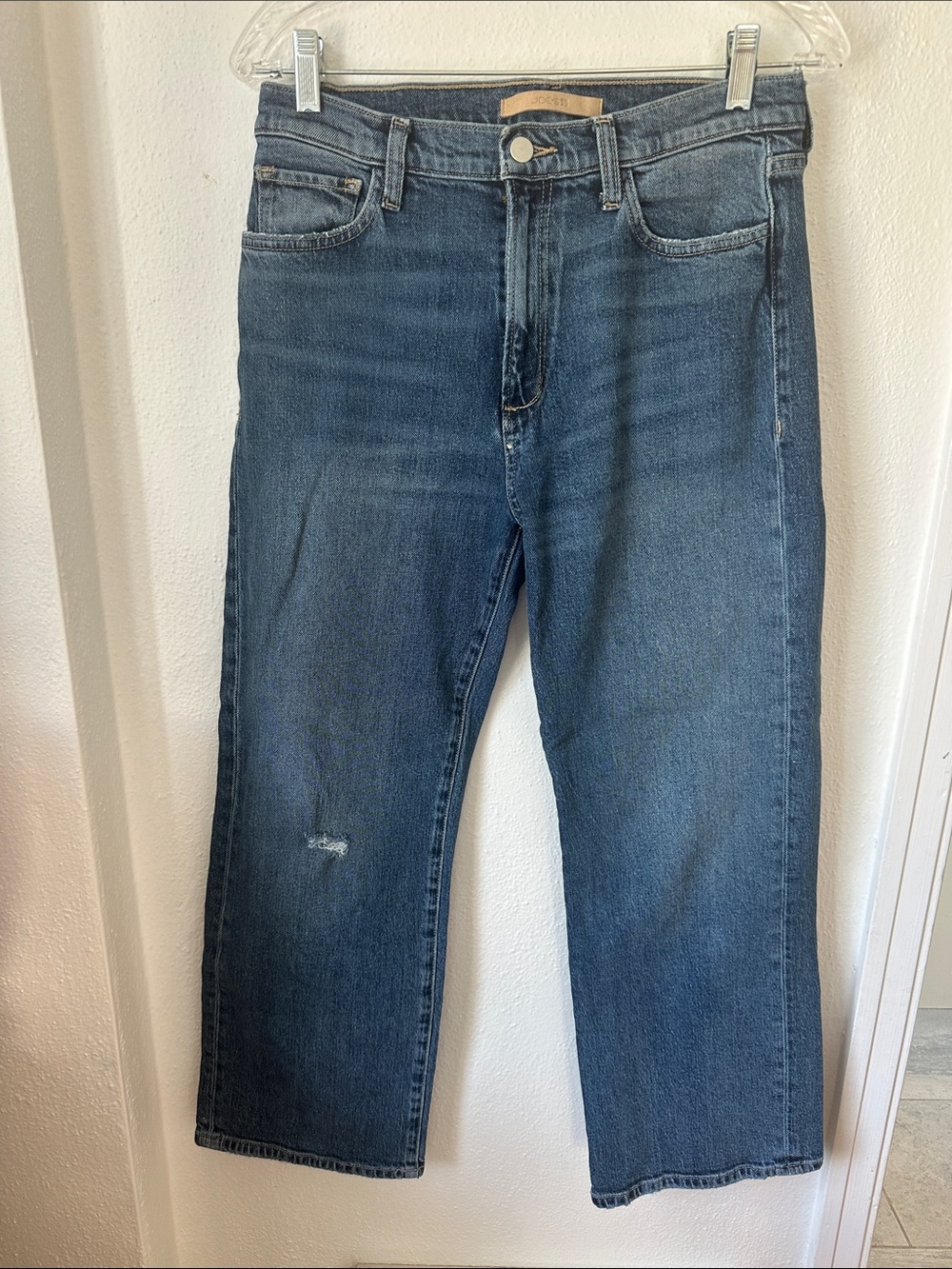 Joe’s Jeans - The Blake High rise wide leg Classic M Dark Blue Leg Jeans